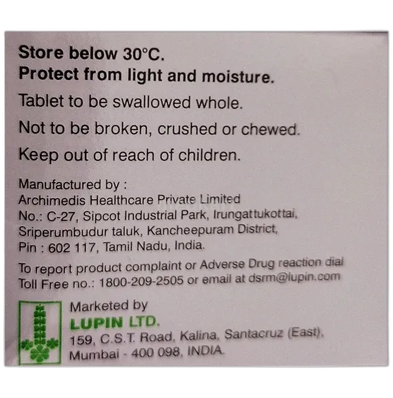 carvistar cr 10mg tablet 10's